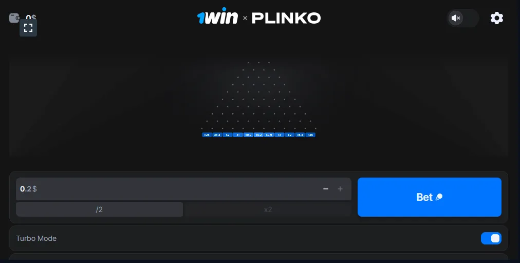 1win plinko game Pakistan